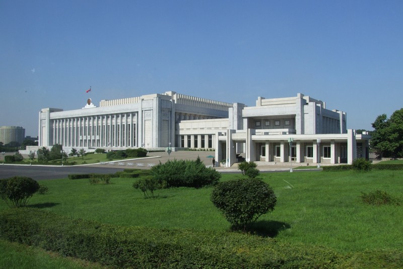 Mansudae Assembly Hall in Pyongyang, Parliament of North Korea