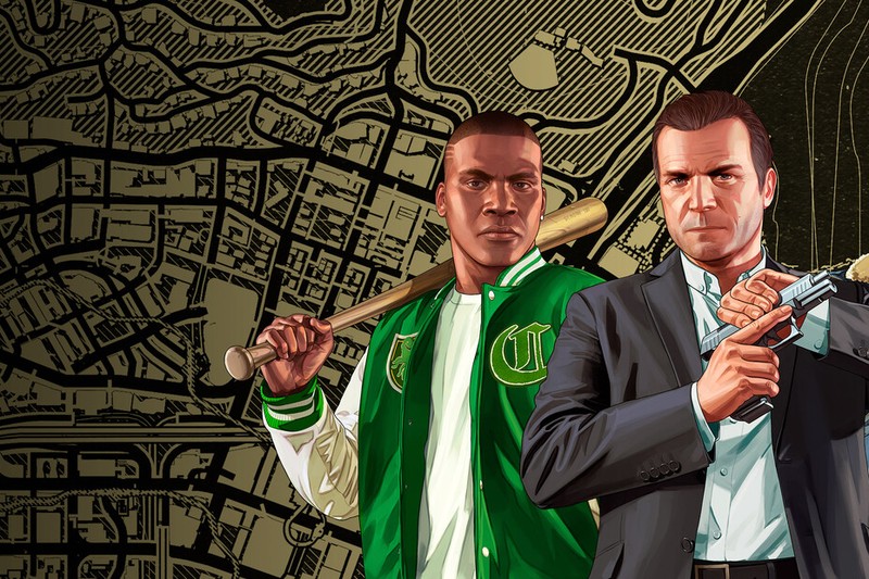 Grand Theft Auto V Enhanced promotional artwork