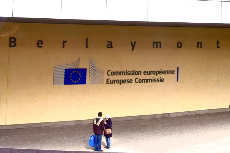 The Berlaymont building, European Commission headquarters in Brussels