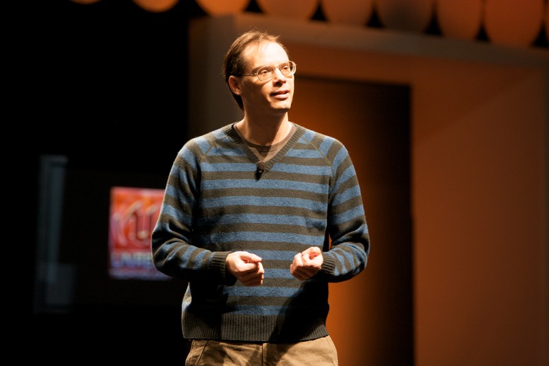 Tim Sweeney, CEO of Epic Games, speaking at the Game Developers Conference in San Francisco