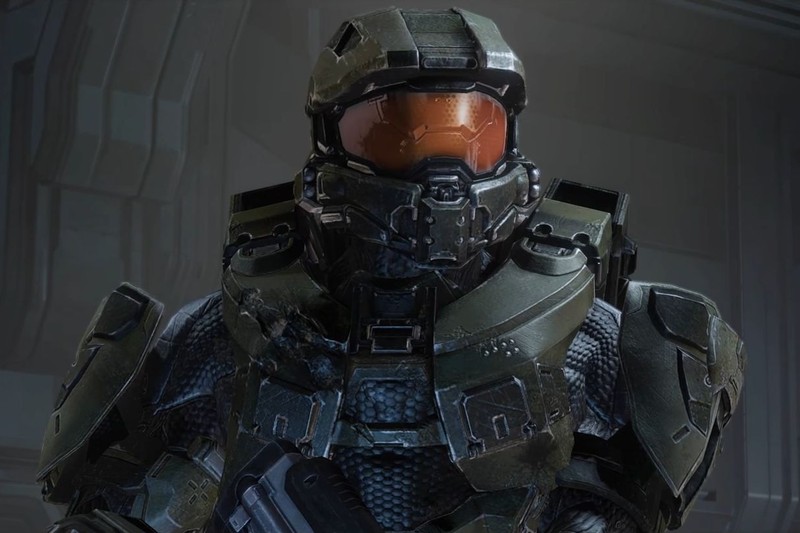Master Chief in his iconic green armor, as seen in Halo 4