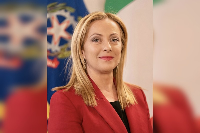 Official portrait of Italian Prime Minister Giorgia Meloni