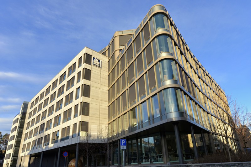 Yara House, the modern headquarters building of Yara International in Oslo, Norway